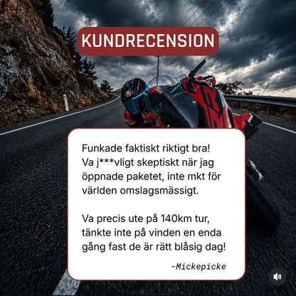 Ridrplug — Kör längre. Hör bättre. Skarpare Fokus