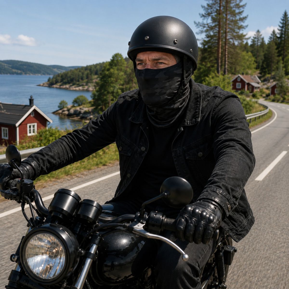Ridr Hood - balaklava för sommaren - Ridrplug